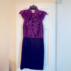 Purple Business Casual Dress, Size M
